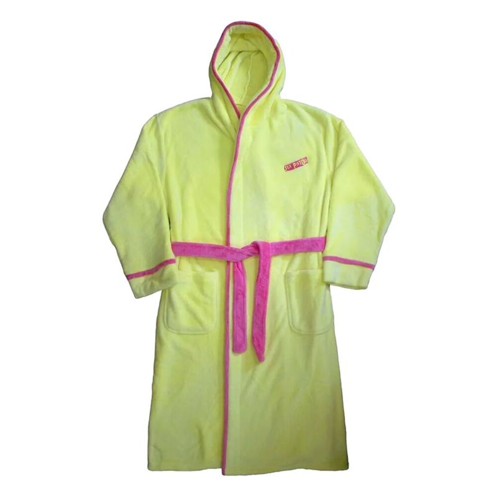 Sex Pistols Unisex Adult Never Mind The Bollox Original Album Bath Robe / Yellow